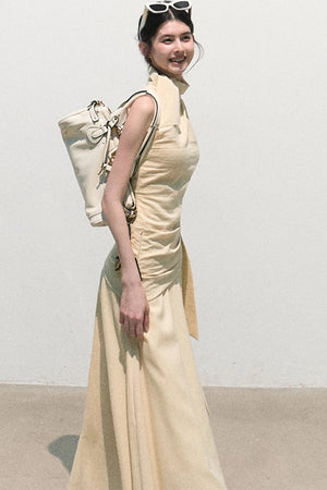 Lyocell Linen Camisole Set-Up