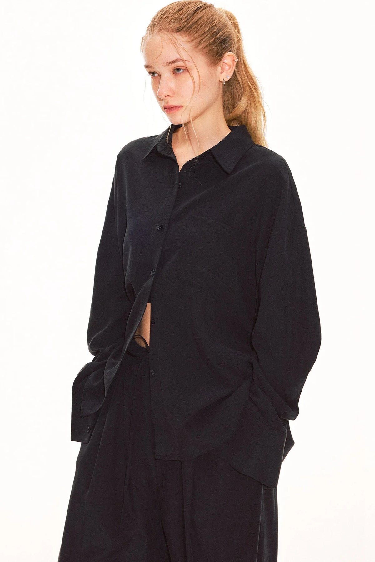 Lyocell Linen Shirt and Shorts Set-Up