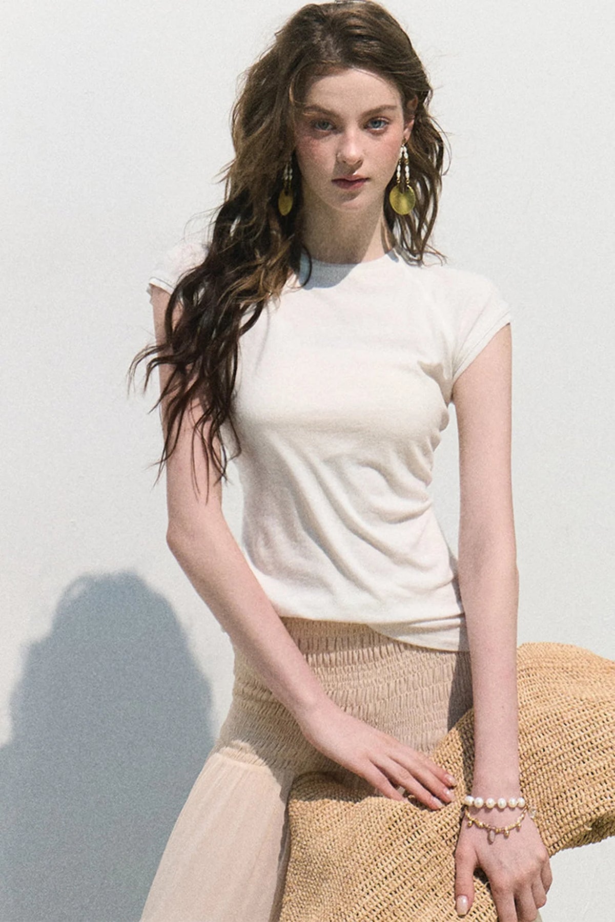 Lyocell Linen T-Shirt Top