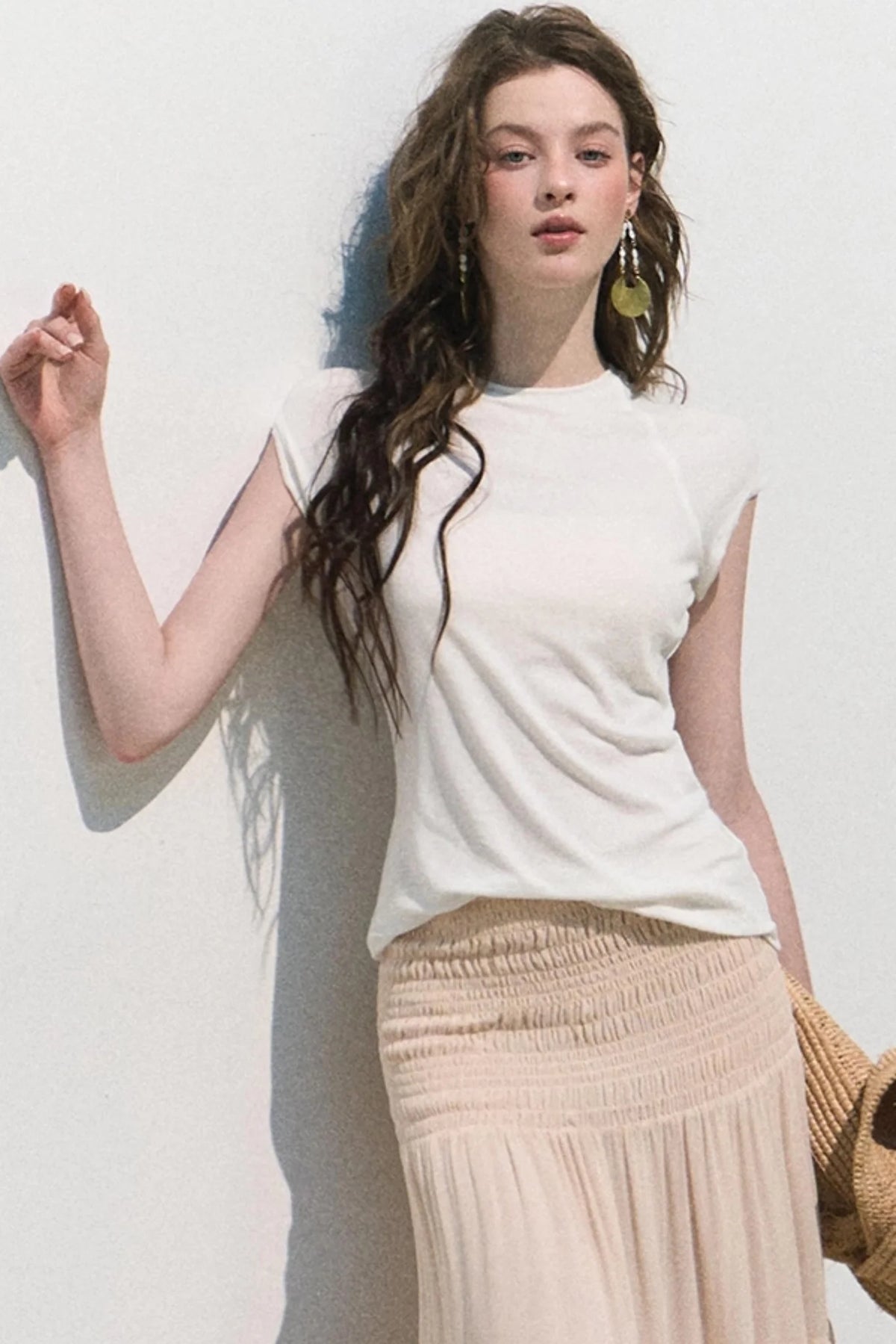 Lyocell Linen T-Shirt Top