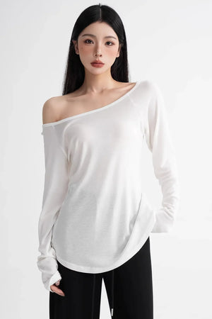 Lyocell Off-Shoulder Top