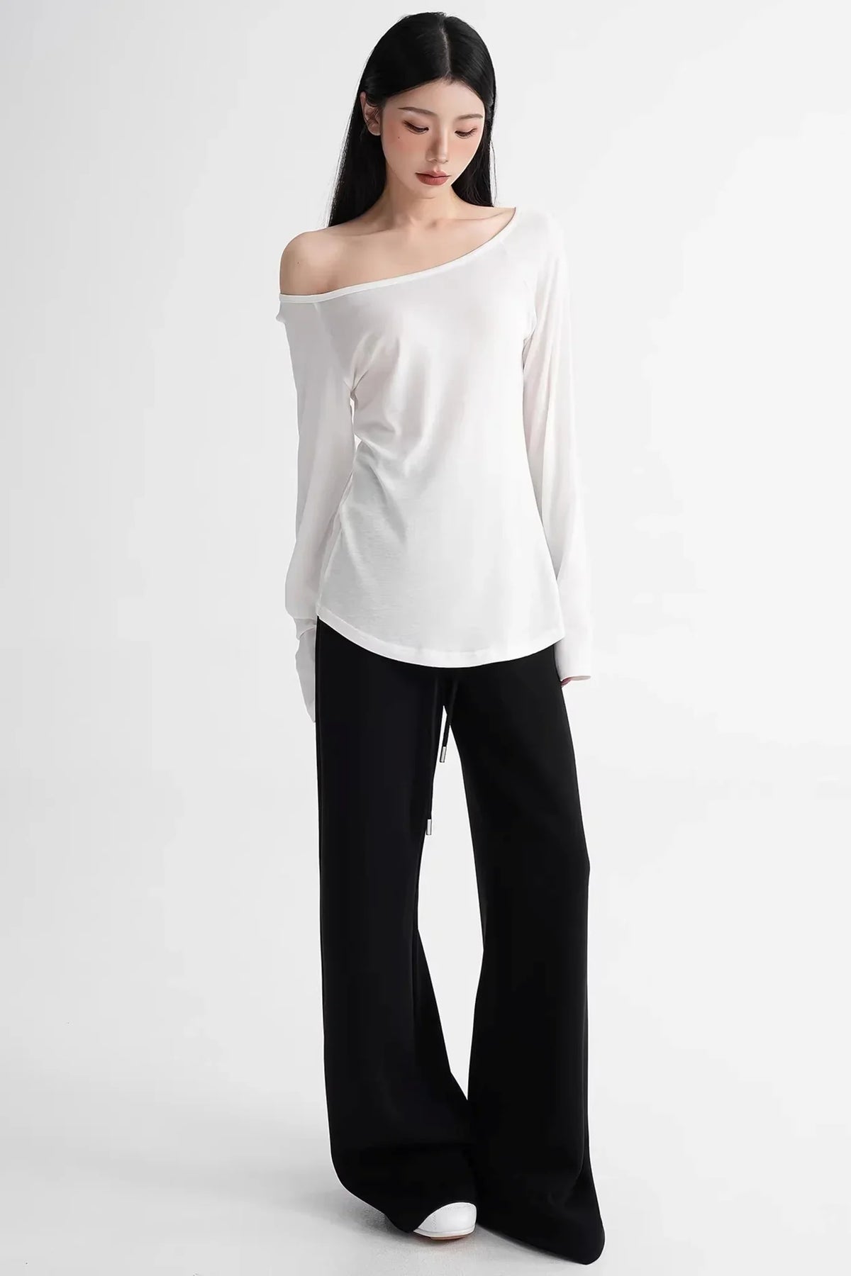 Lyocell Off-Shoulder Top