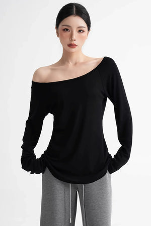 Lyocell Off-Shoulder Top