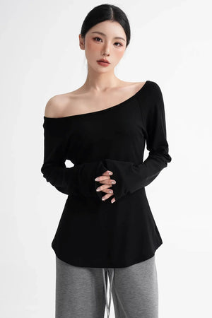 Lyocell Off-Shoulder Top