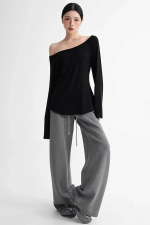 Lyocell Off-Shoulder Top