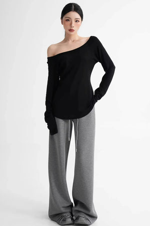 Lyocell Off-Shoulder Top