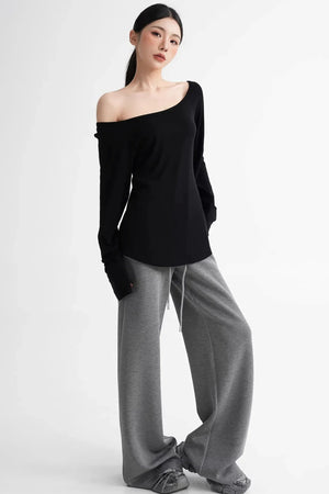 Lyocell Off-Shoulder Top