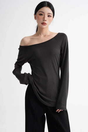 Lyocell Off-Shoulder Top