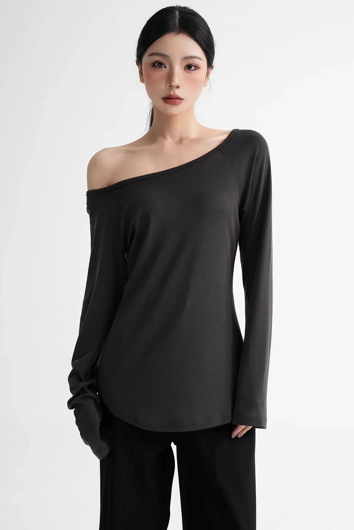 Lyocell Off-Shoulder Top