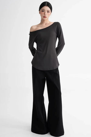 Lyocell Off-Shoulder Top
