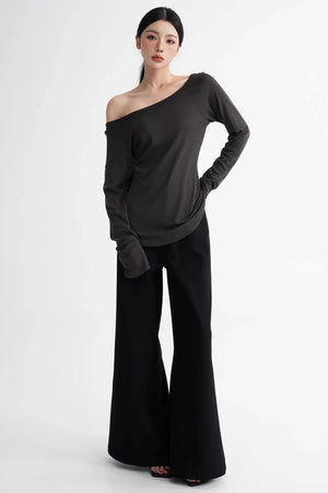 Lyocell Off-Shoulder Top