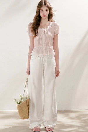 Lyocell Soft Denim Pants