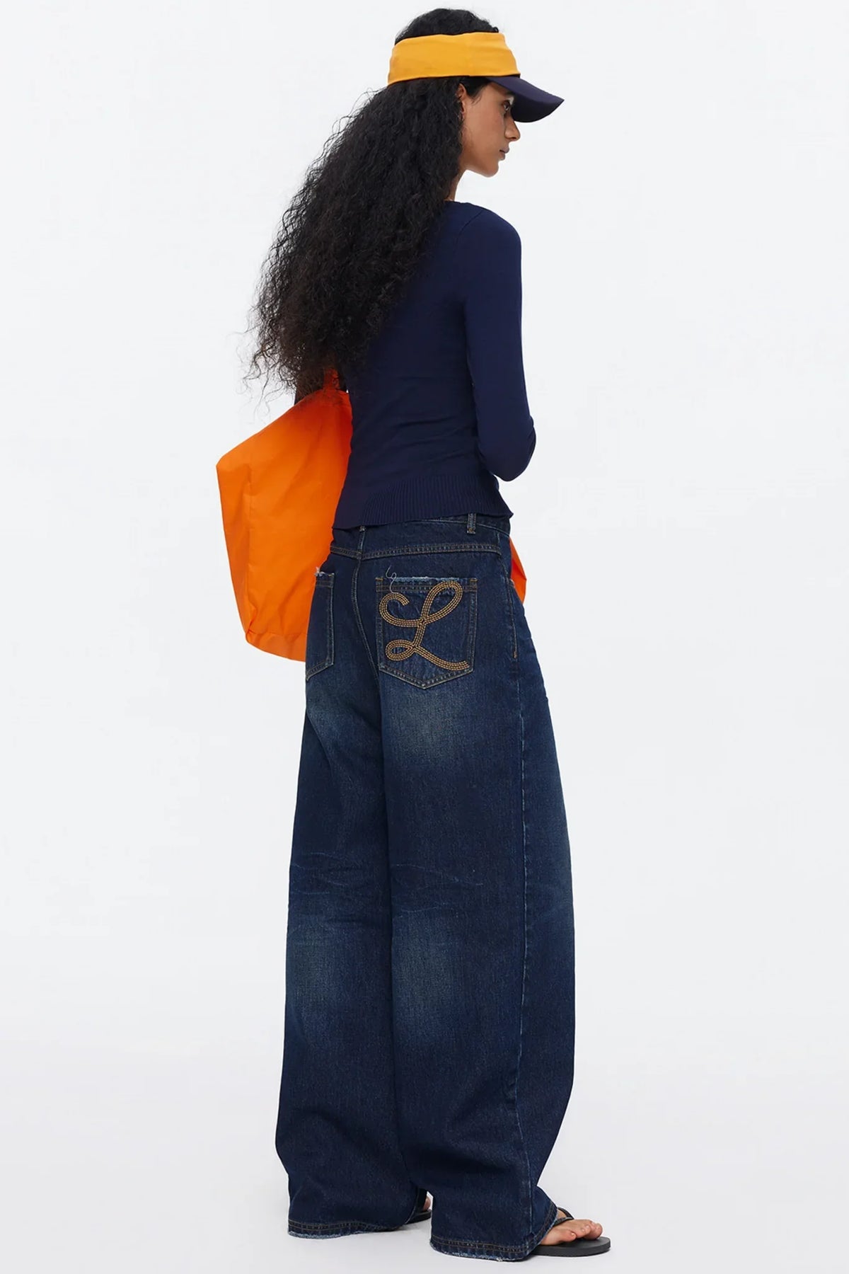 Lyocell Tencel Color-Blocked Sweater