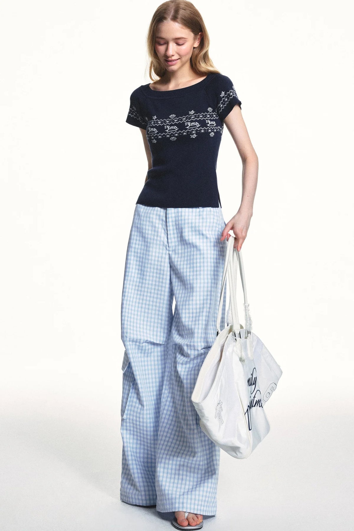 Lyocell Tencel Off-Shoulder T-Shirt