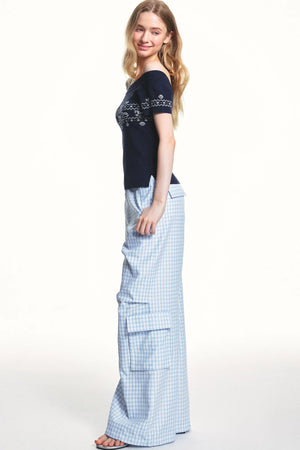 Lyocell Tencel Off-Shoulder T-Shirt
