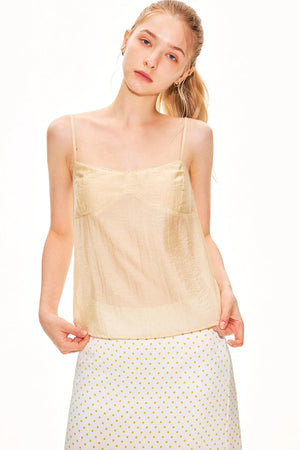 Lyocell Tencel Spaghetti Strap Top