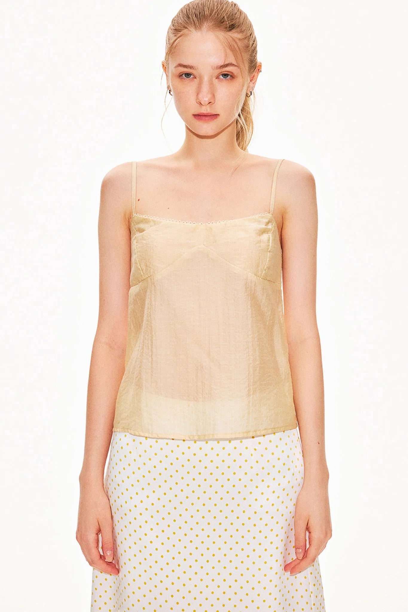 Lyocell Tencel Spaghetti Strap Top