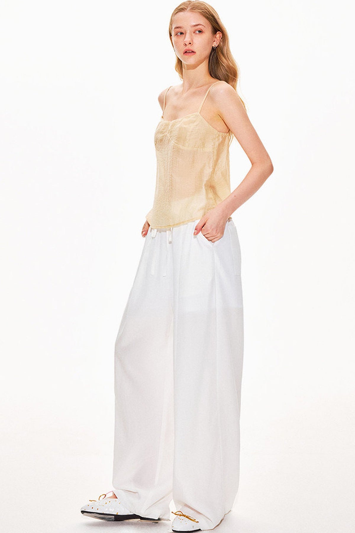 Lyocell Tencel Spaghetti Strap Top