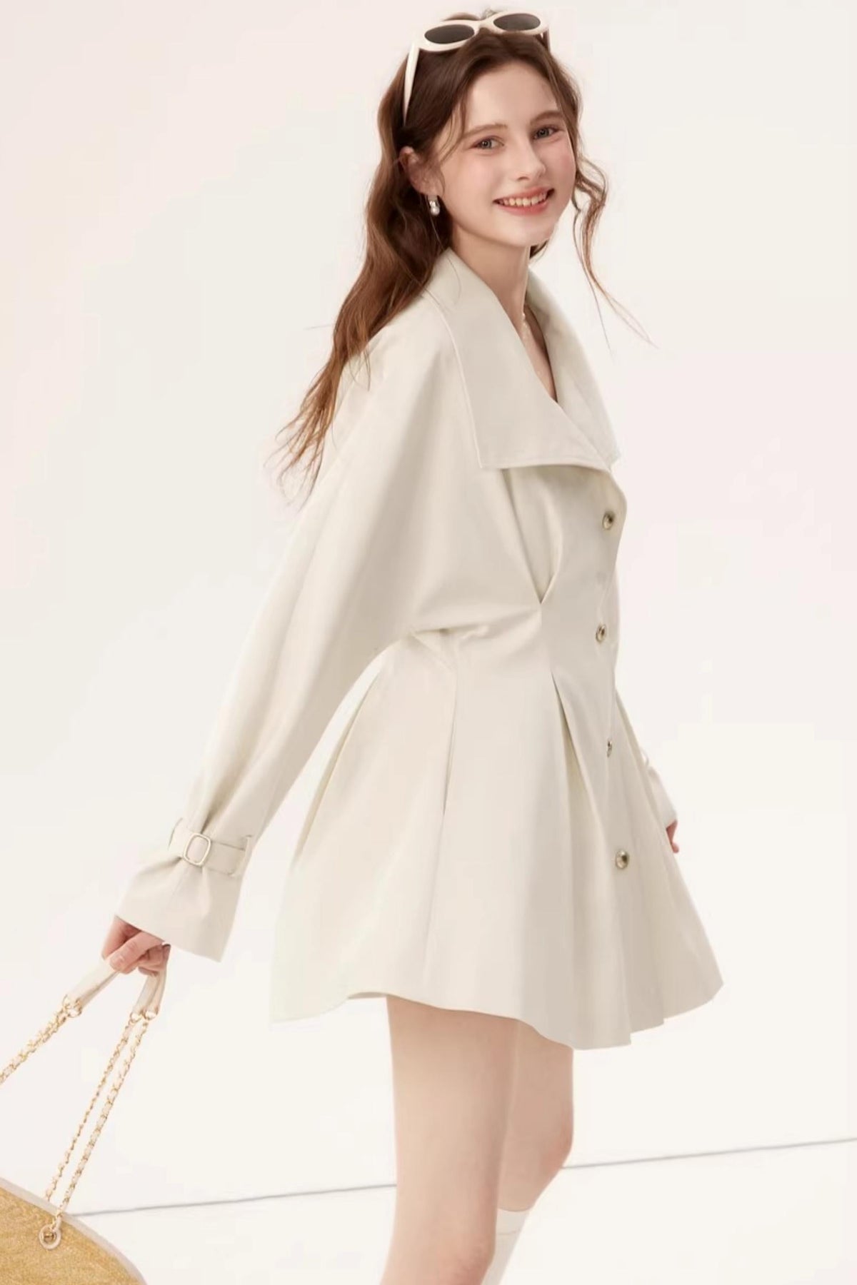 Lyocell Tencel Trench Coat