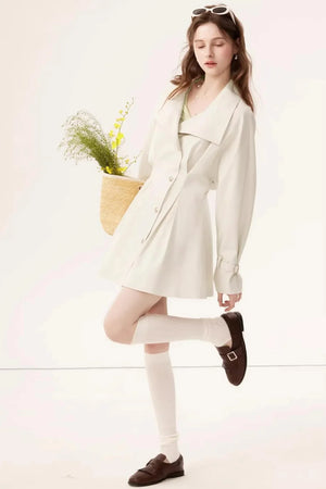 Lyocell Tencel Trench Coat