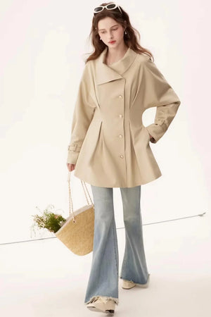 Lyocell Tencel Trench Coat