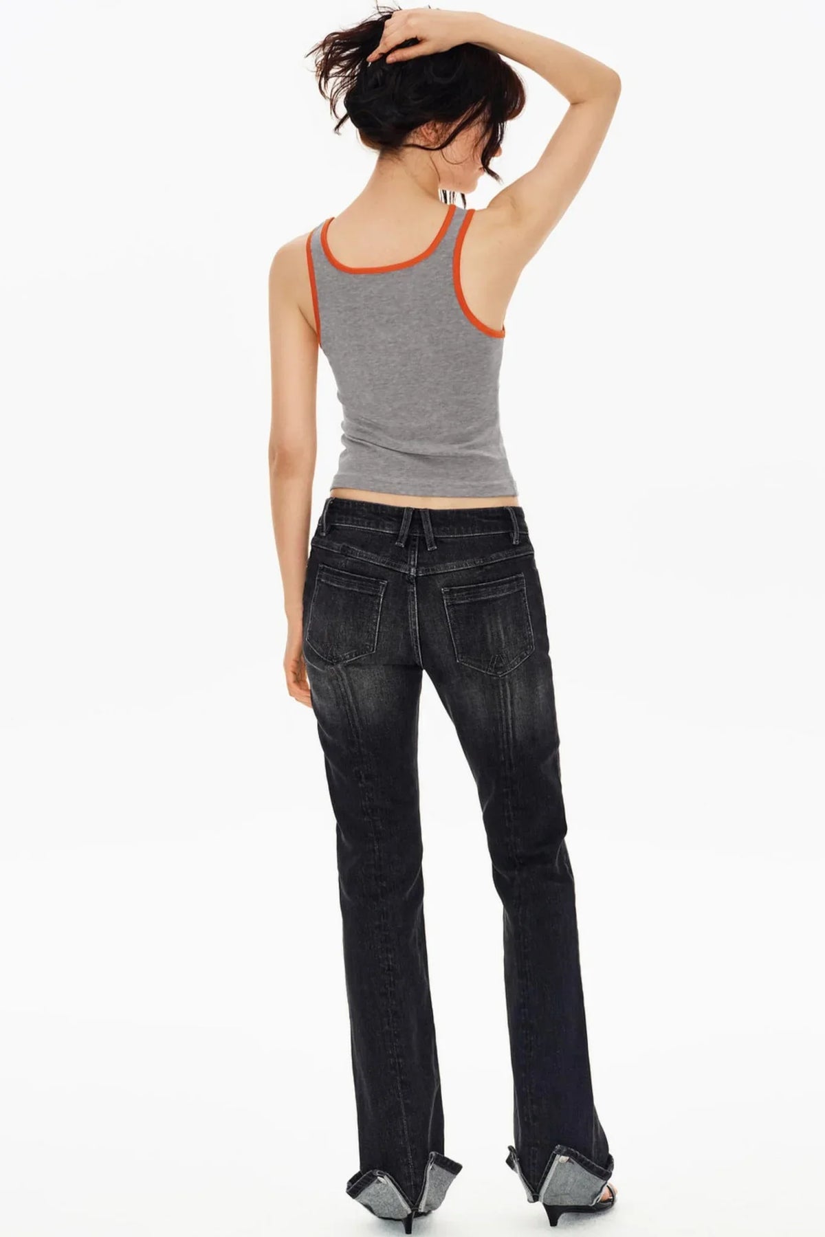 Lyocell Tencel V-Neck Top Set