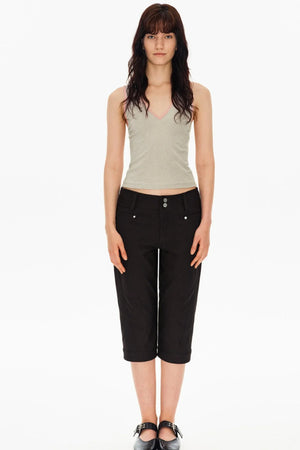 Lyocell Tencel V-Neck Top Set