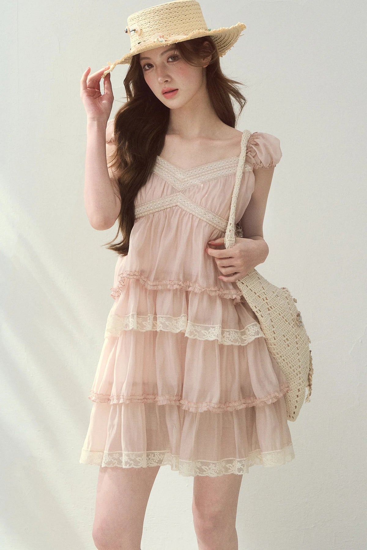 Lyocell Tiered Cake Dress