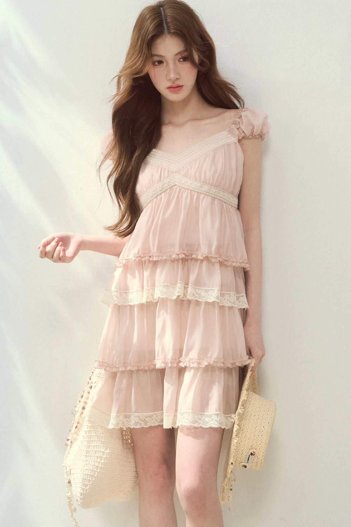 Lyocell Tiered Cake Dress