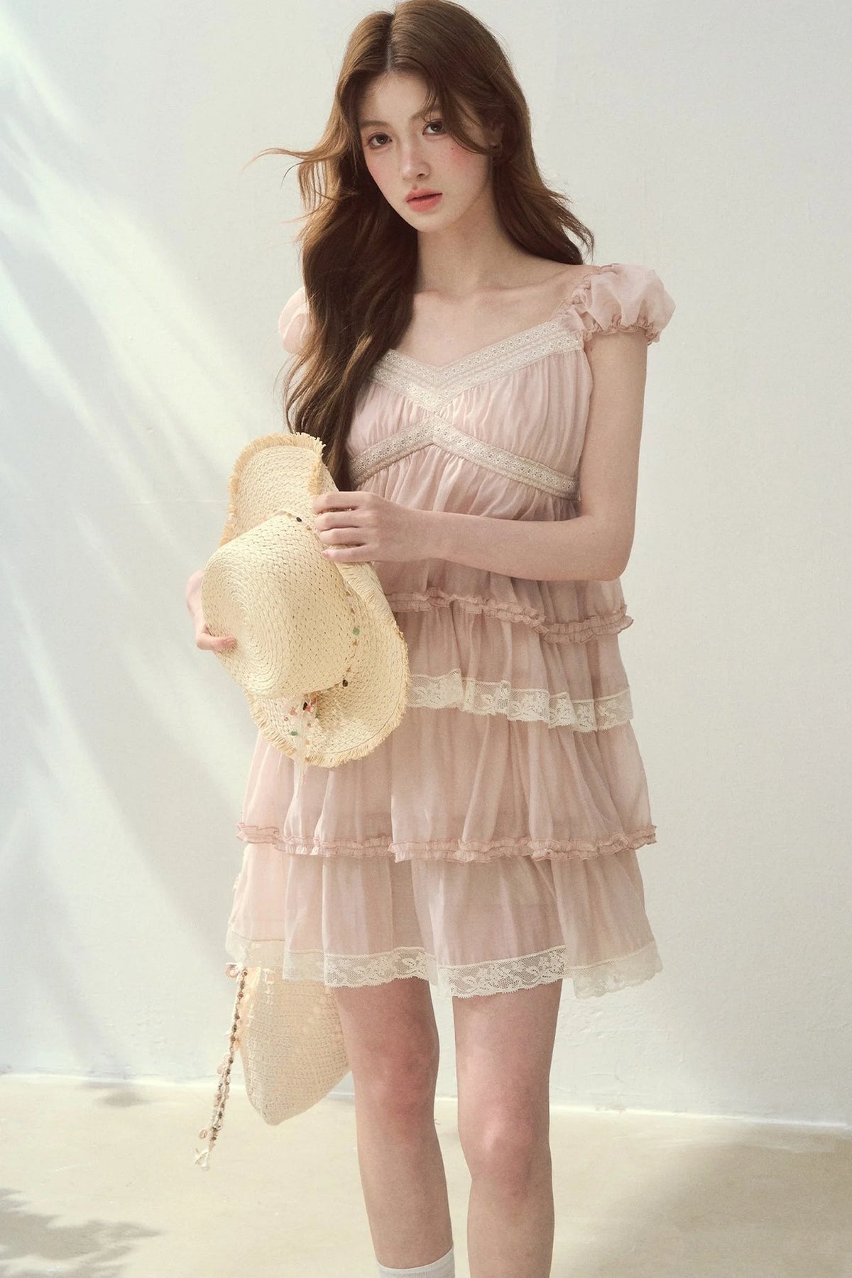 Lyocell Tiered Cake Dress