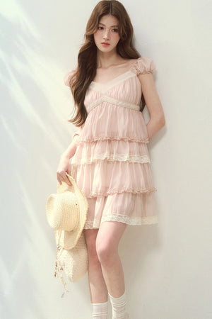Lyocell Tiered Cake Dress