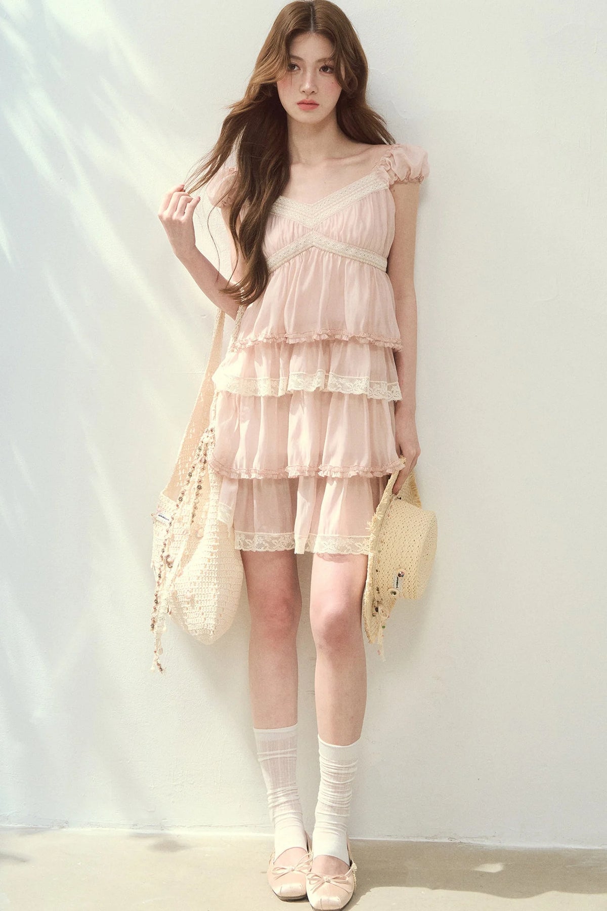 Lyocell Tiered Cake Dress