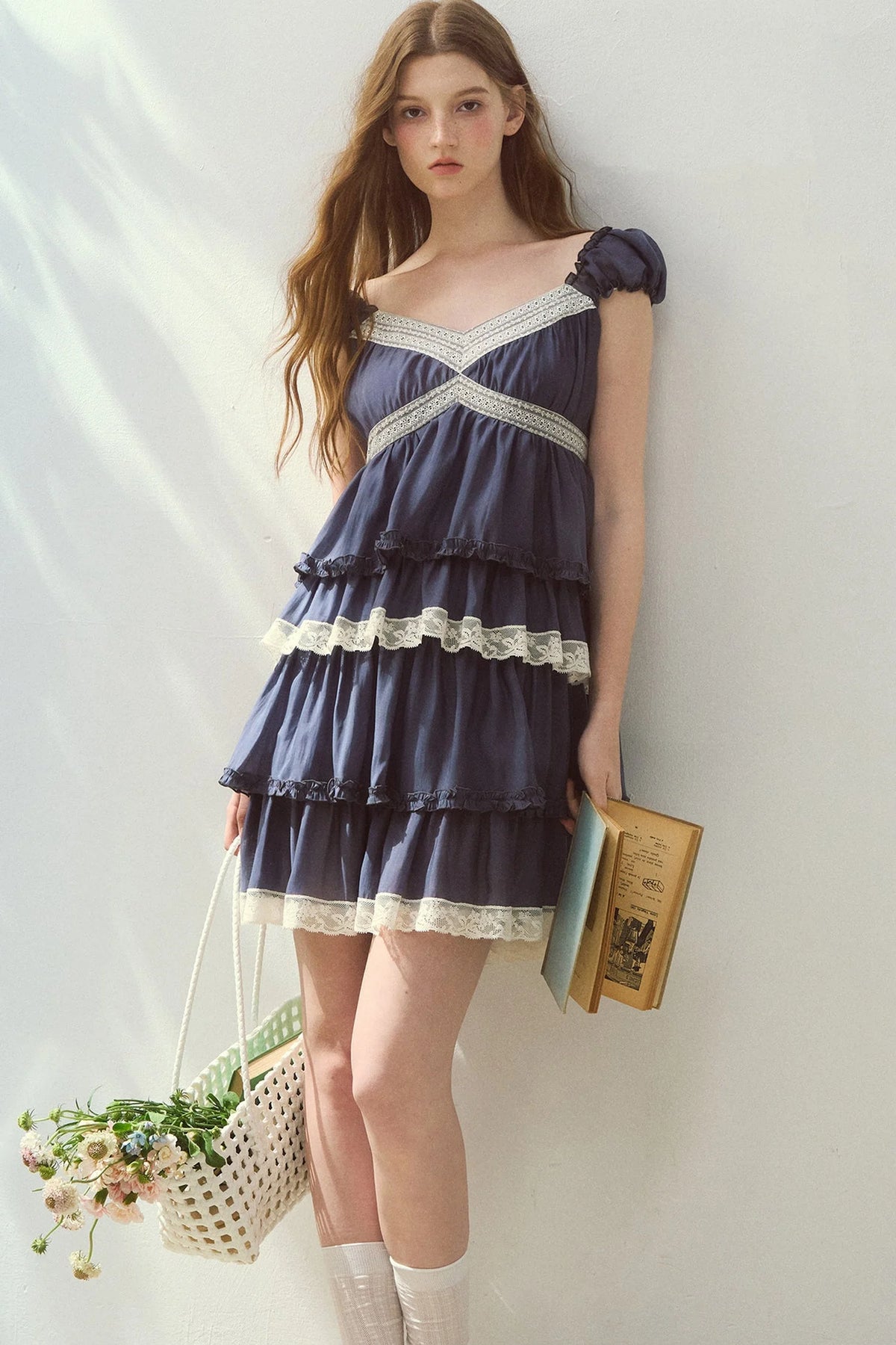 Lyocell Tiered Cake Dress