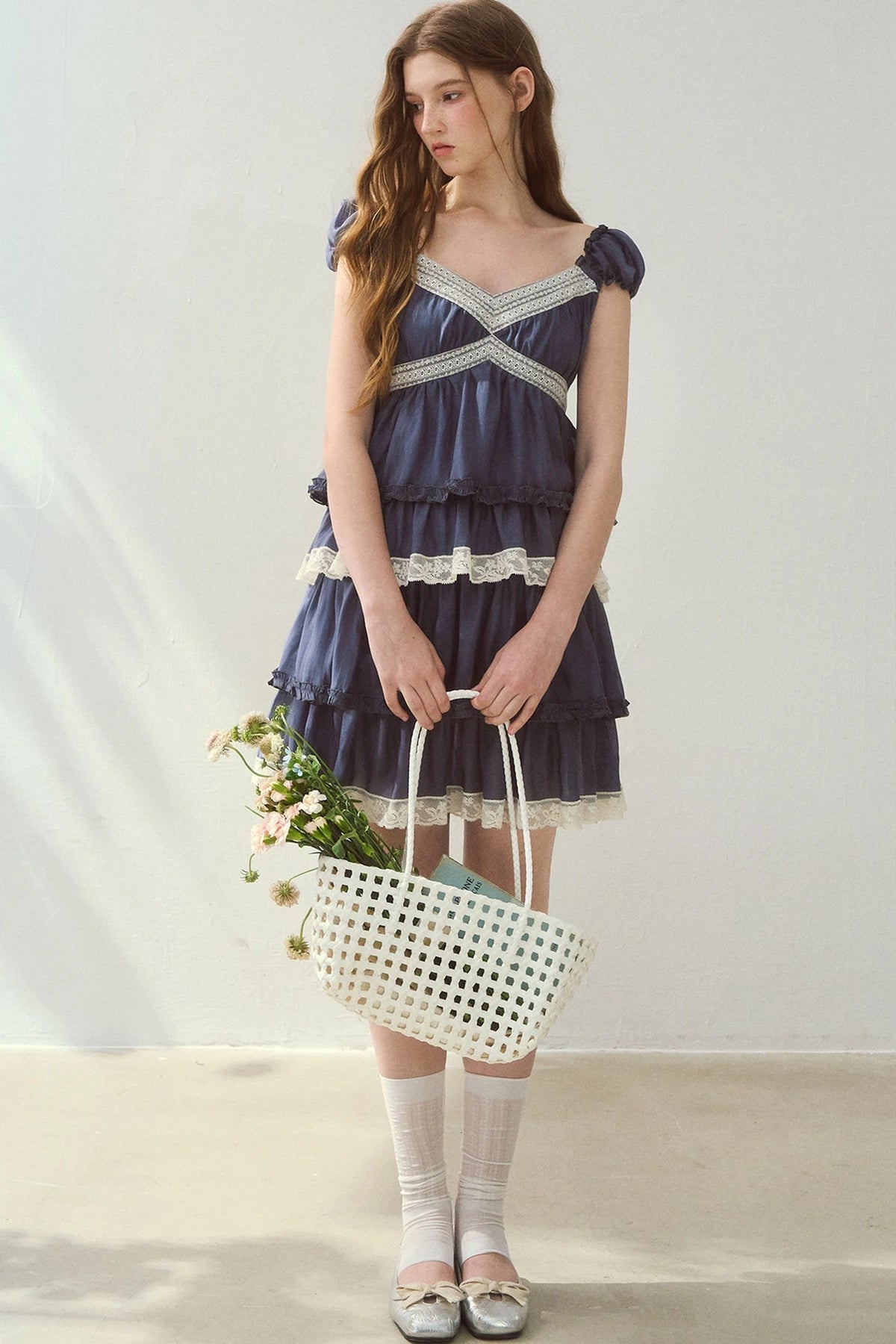 Lyocell Tiered Cake Dress