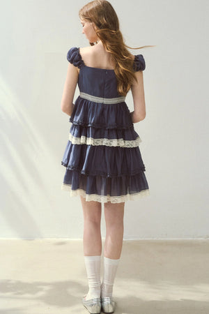 Lyocell Tiered Cake Dress