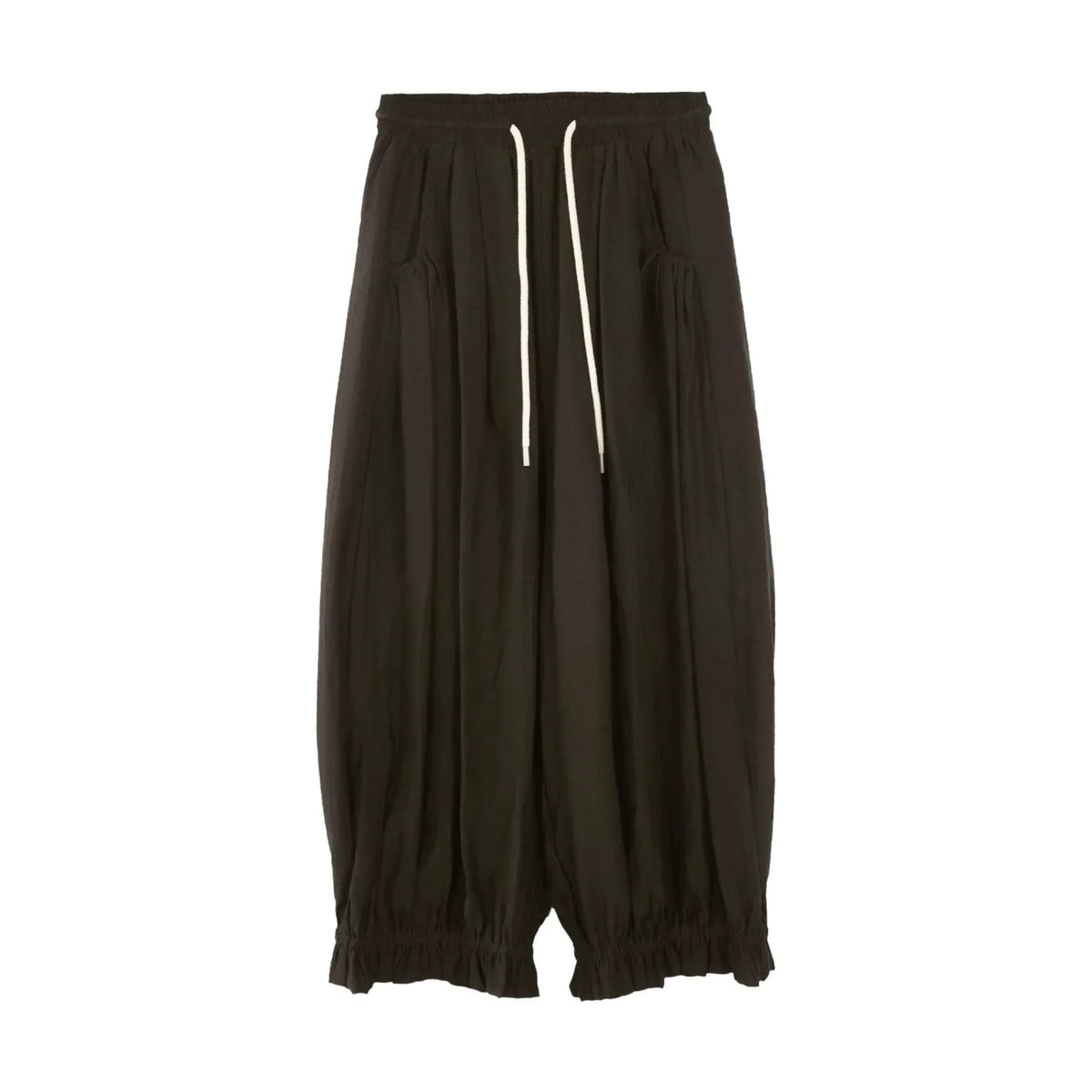 Lyocell Wide Leg Lantern Pants