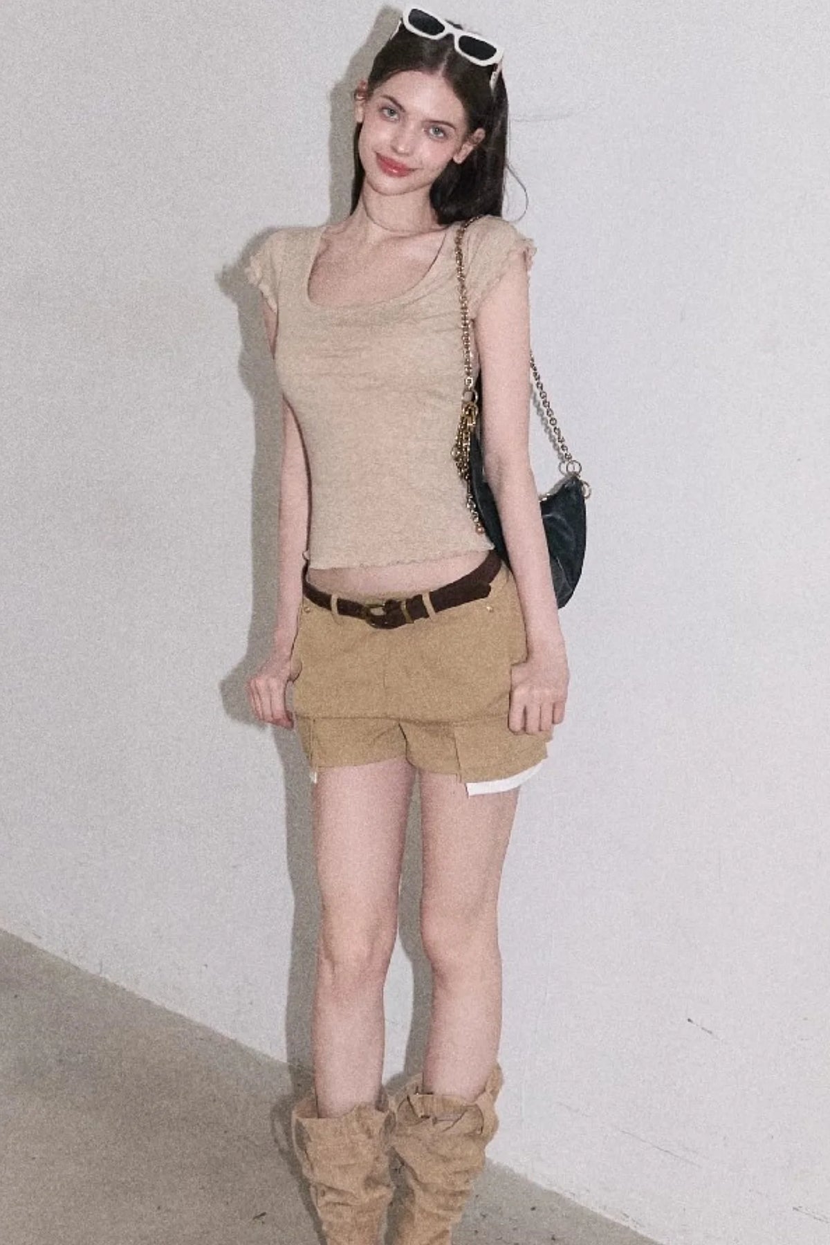 Lyocell Wool Embroidered Top