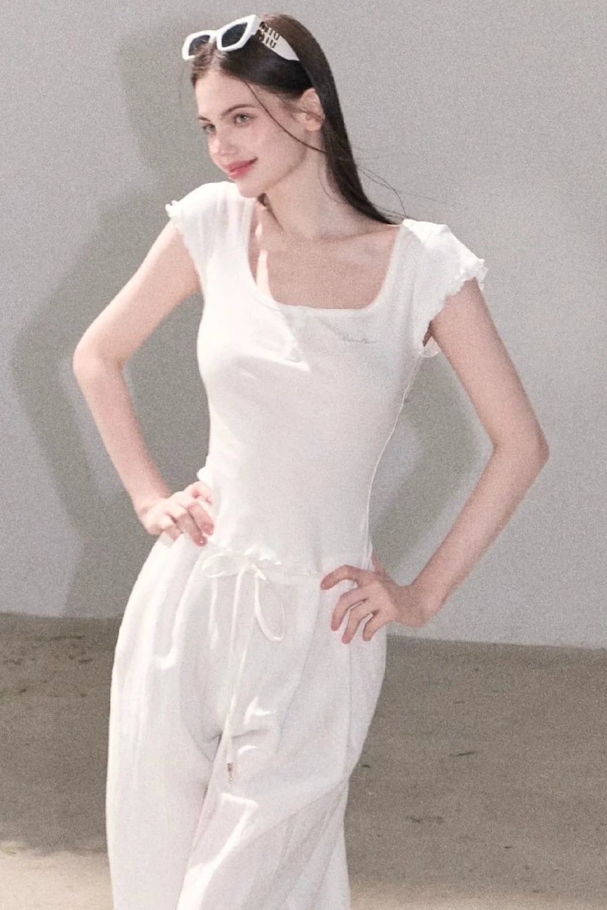 Lyocell Wool Embroidered Top