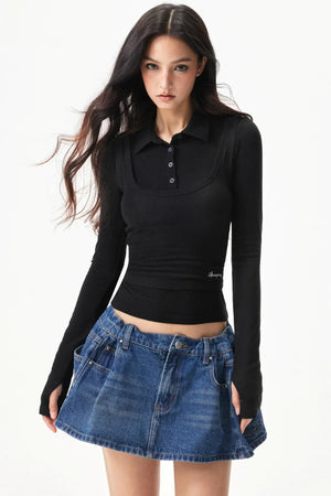 Lyocell Wool Knit Top
