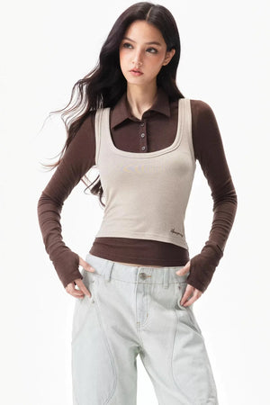 Lyocell Wool Knit Top