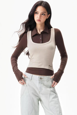 Lyocell Wool Knit Top