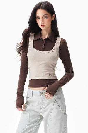 Lyocell Wool Knit Top