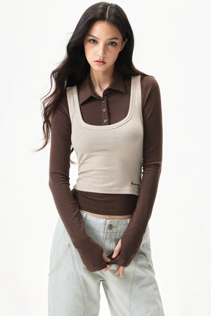 Lyocell Wool Knit Top