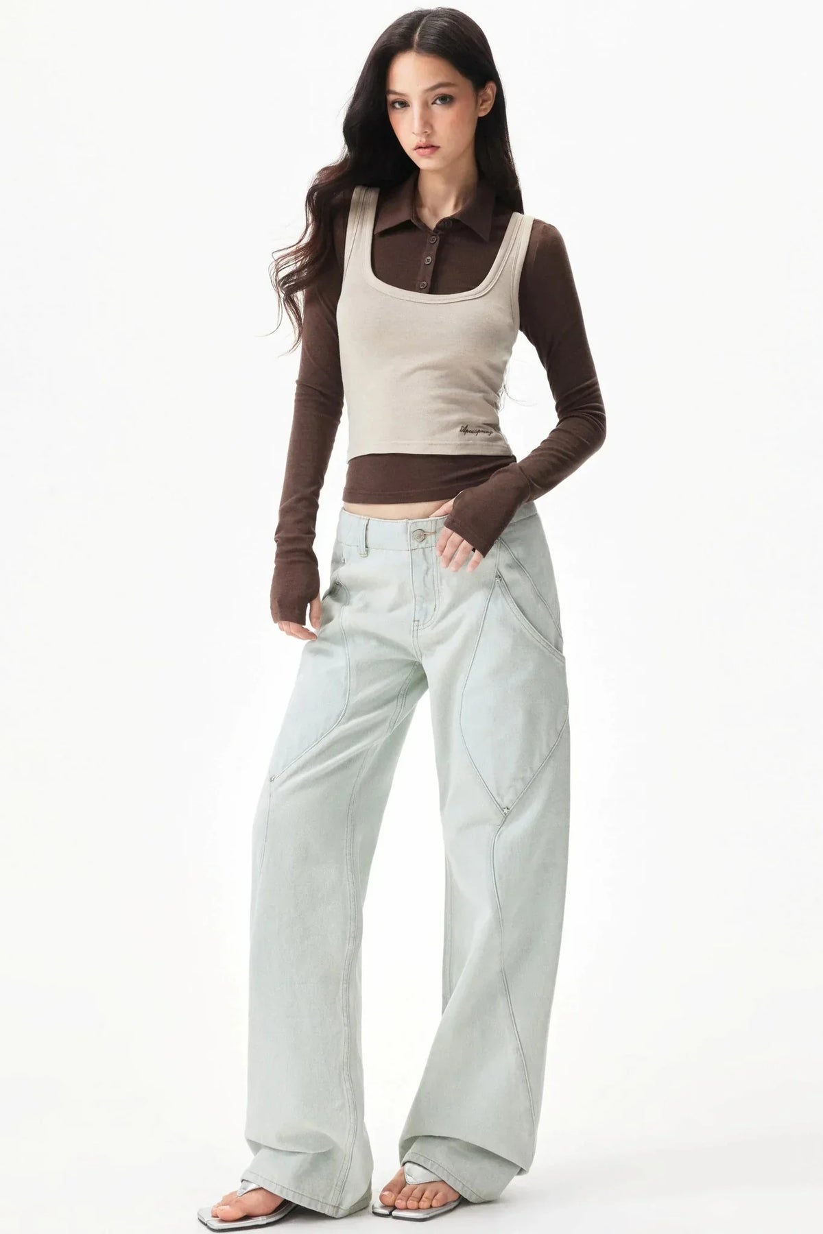 Lyocell Wool Knit Top
