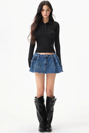 Lyocell Wool Knit Top