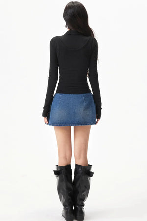 Lyocell Wool Knit Top
