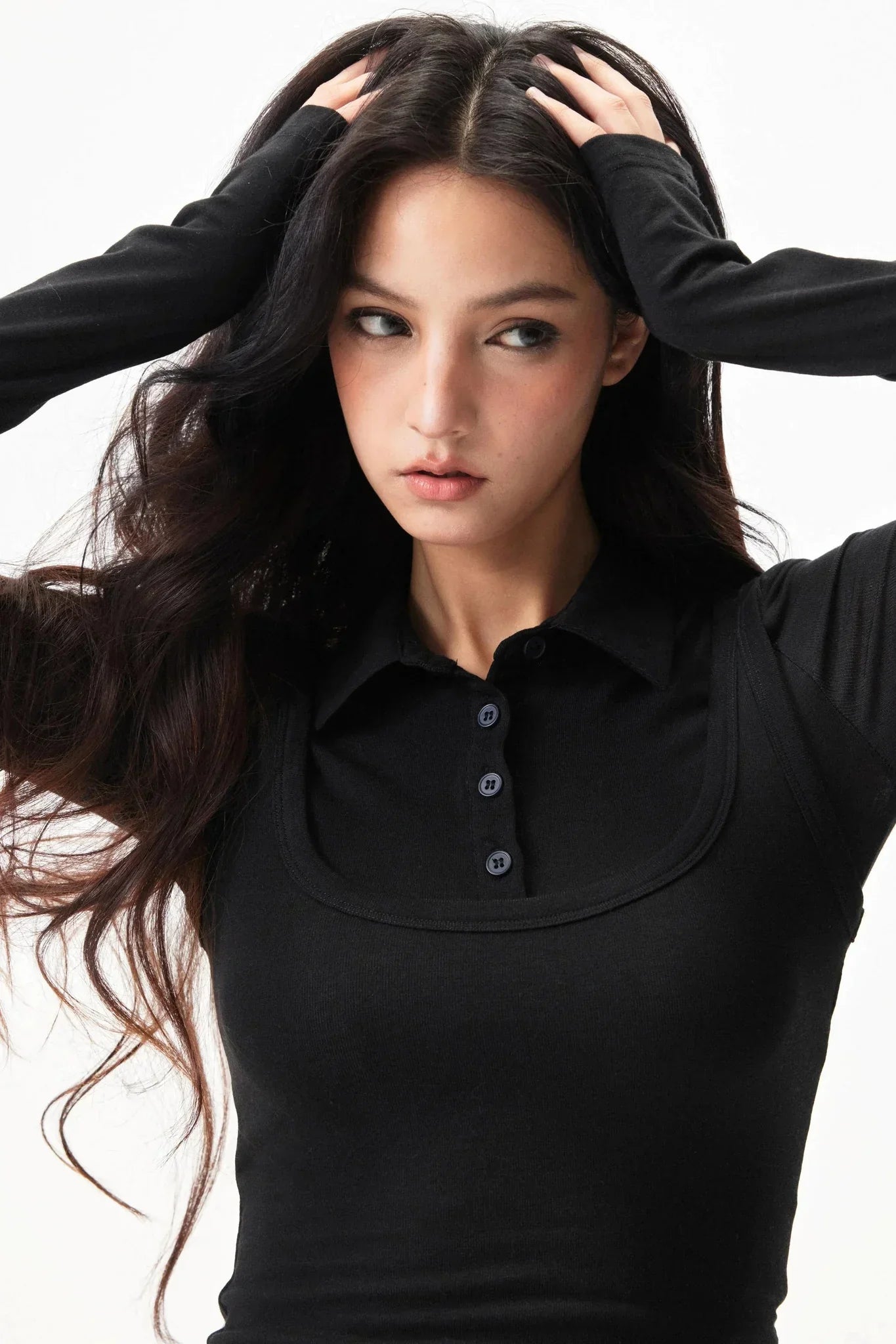 Lyocell Wool Knit Top