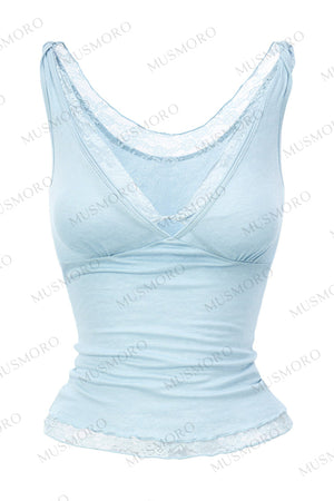 Lyocell Wool Lace Camisole