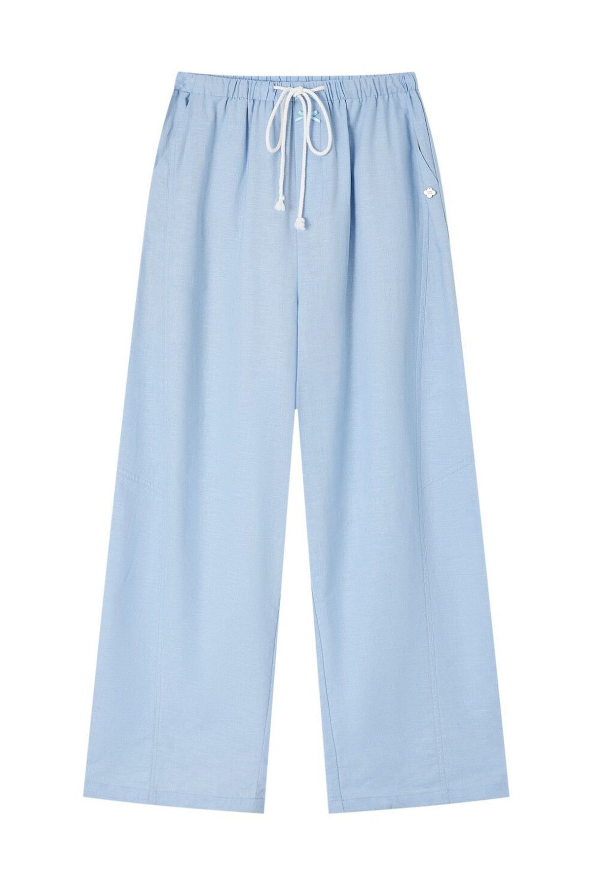 Macaron Color Wide Leg Pants