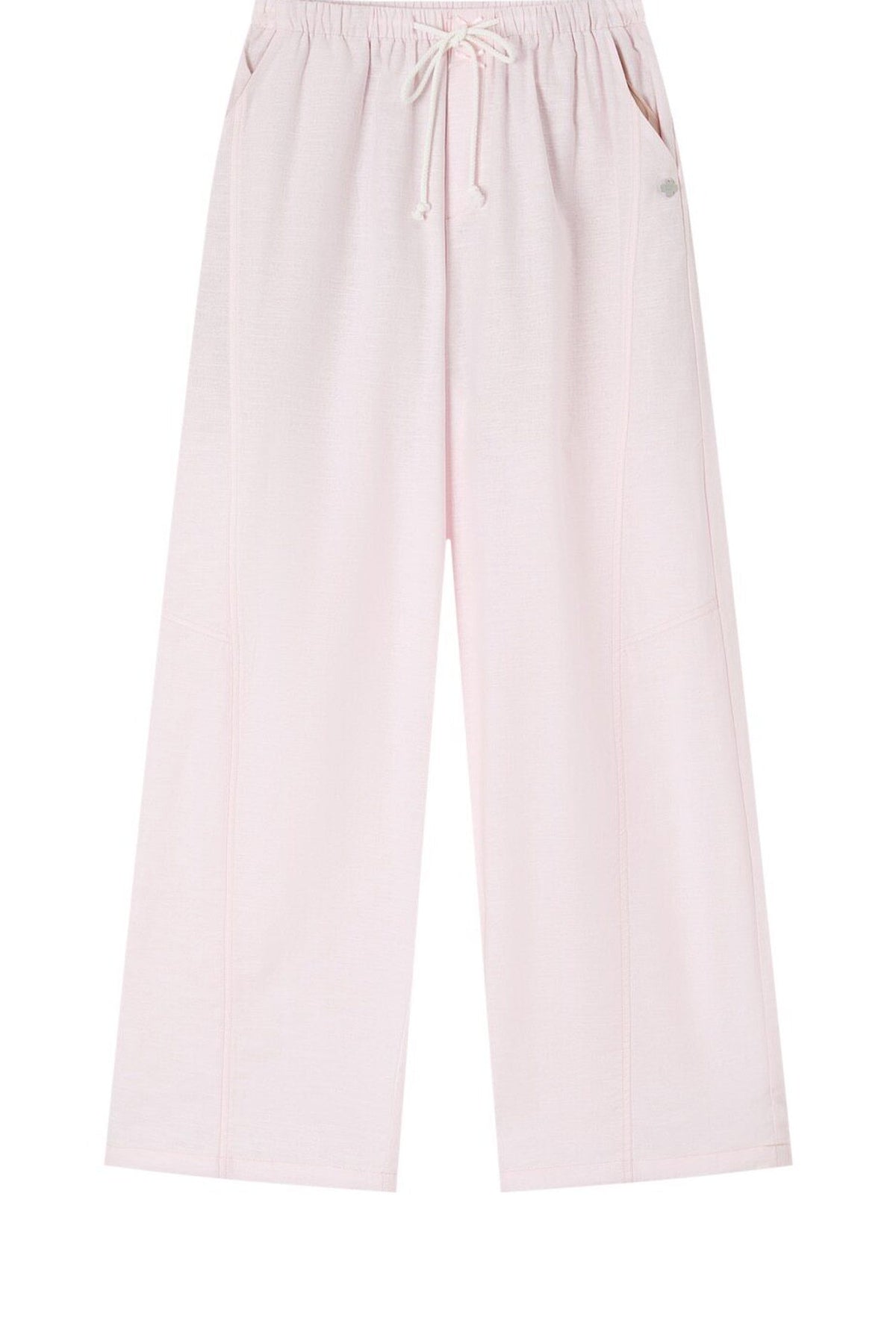 Macaron Color Wide Leg Pants